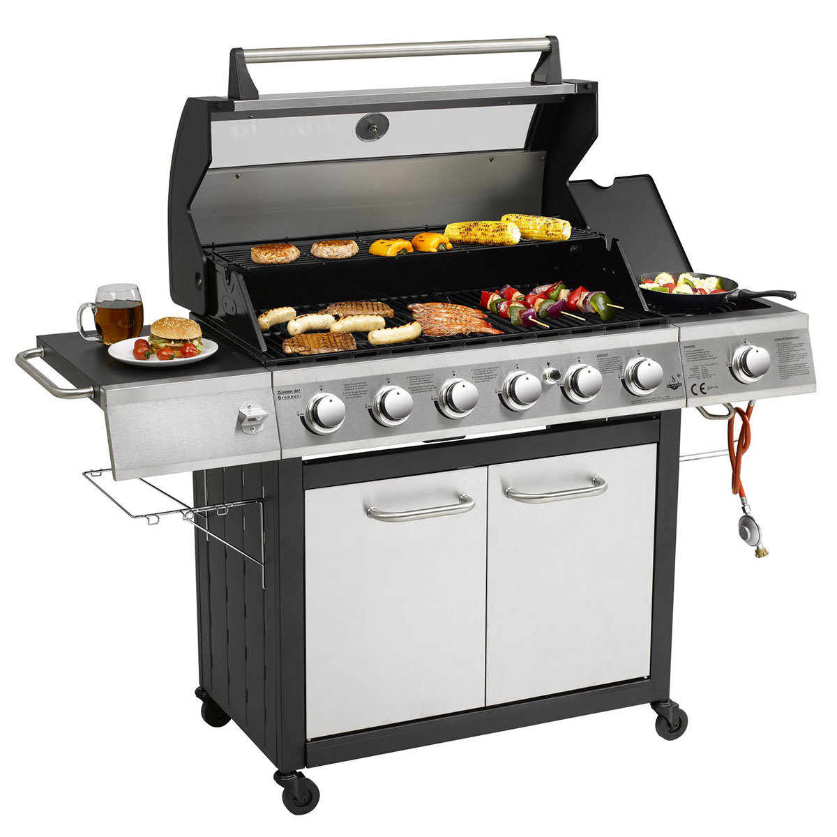 Edelstahl Gasgrill Long Beach Online Kaufen Bei G rtner P tschke