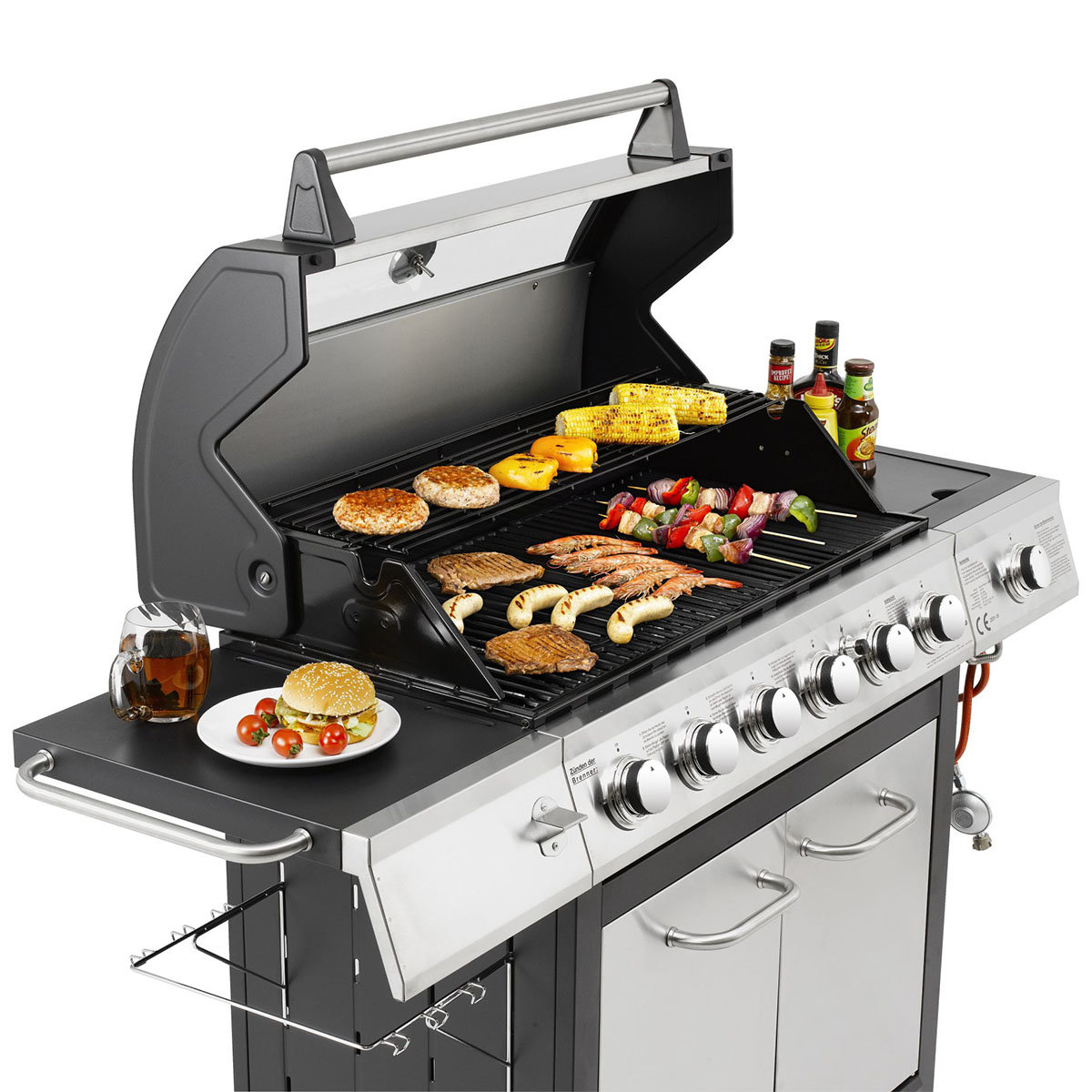 Edelstahl Gasgrill Long Beach Online Kaufen Bei G rtner P tschke