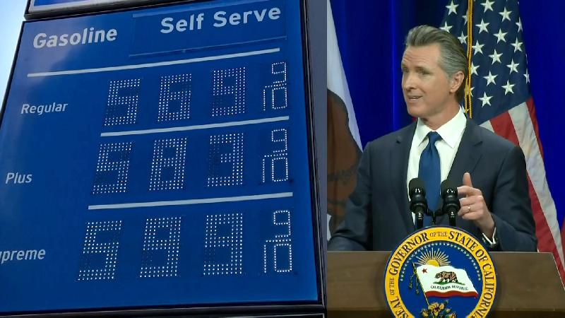 EURVideoNews Newsom Gas Rebate Plan Means 800 For California Car 