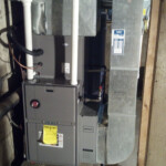 Front Rheem RGRC Classic Series 95 High Efficiency Gas Furnace