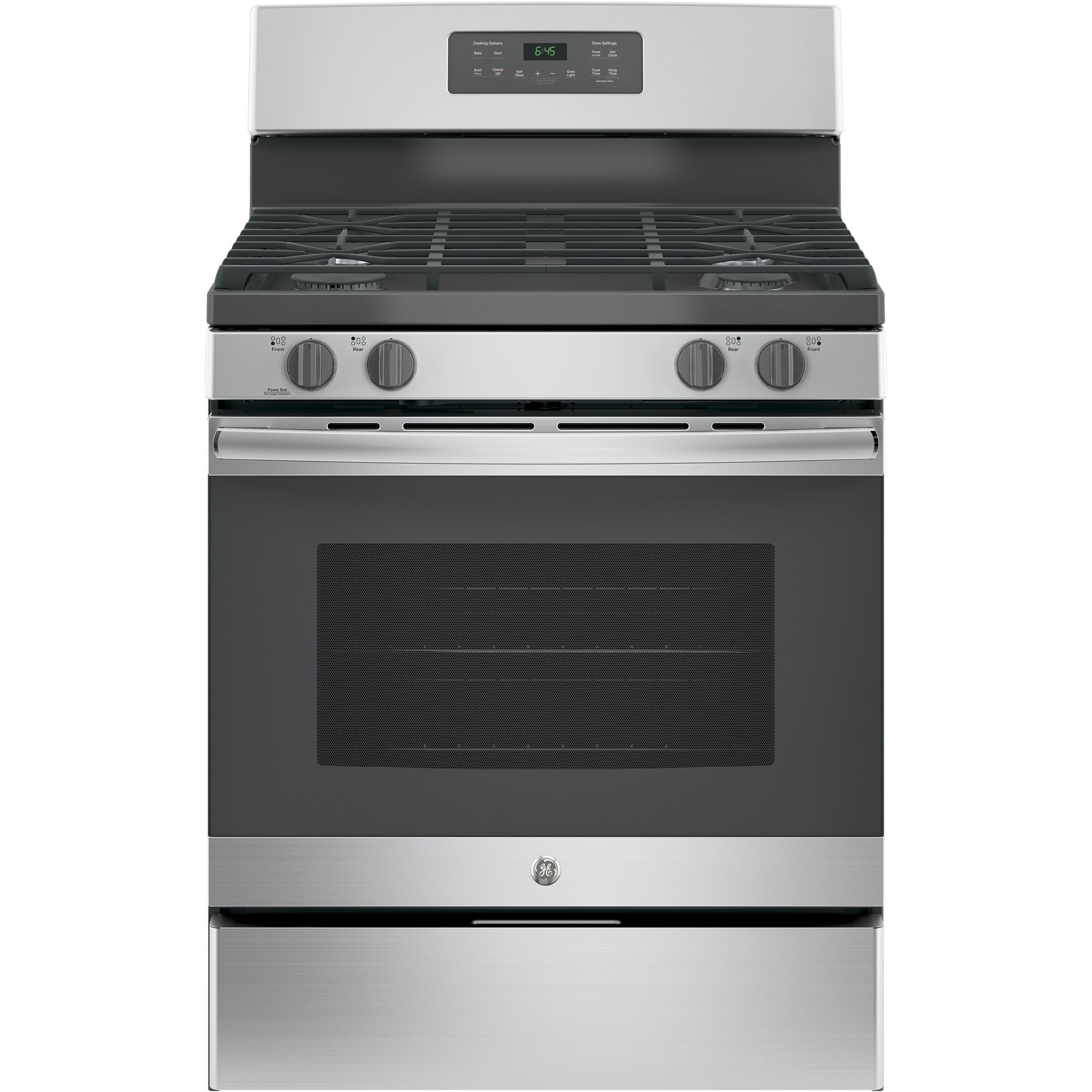 GE Appliances JGB645SEKSS 30 Free Standing Gas Range With 15 000 BTU