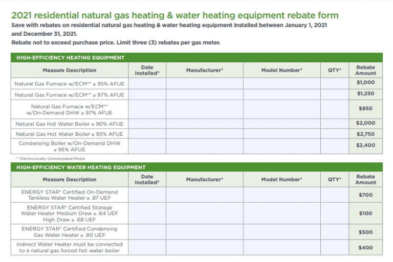 Mass Save Rebate Form 2021 Printable Rebate Form