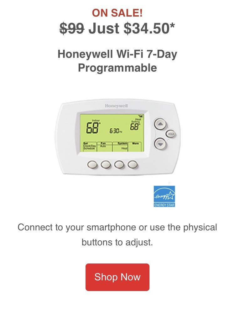 My Electrical Company Is Offering Rebates On Programmable Thermostats 