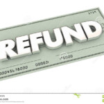 Refund Check Rebate Money Back Payment Stock Illustration