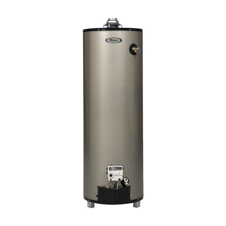 Shop Whirlpool 40 Gallon 12 Year Residential Tall Natural Gas Water 