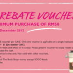 The Body Shop RM15 Voucher Giveaway Malaysia Free Sample Giveaway