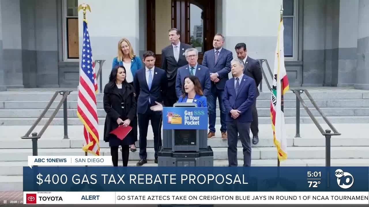  400 Gas Tax Rebate Proposal YouTube