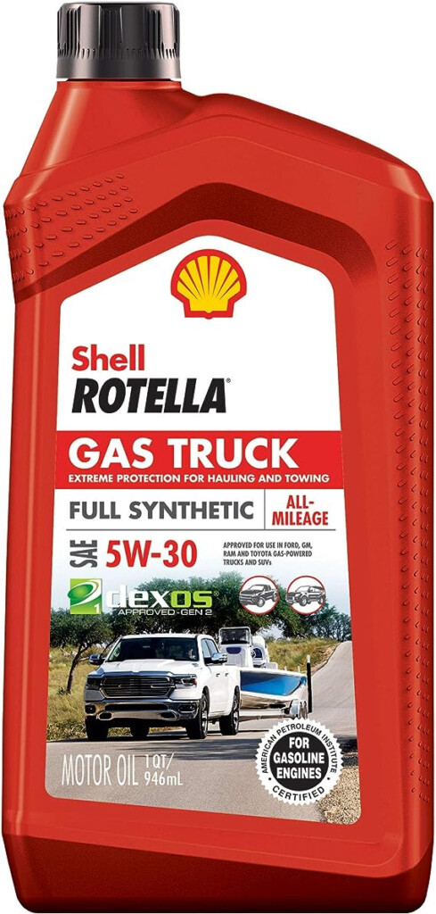 Amazon Shell Rotella Gas Truck Full Synthetic 5W 30 Motor Oil For 