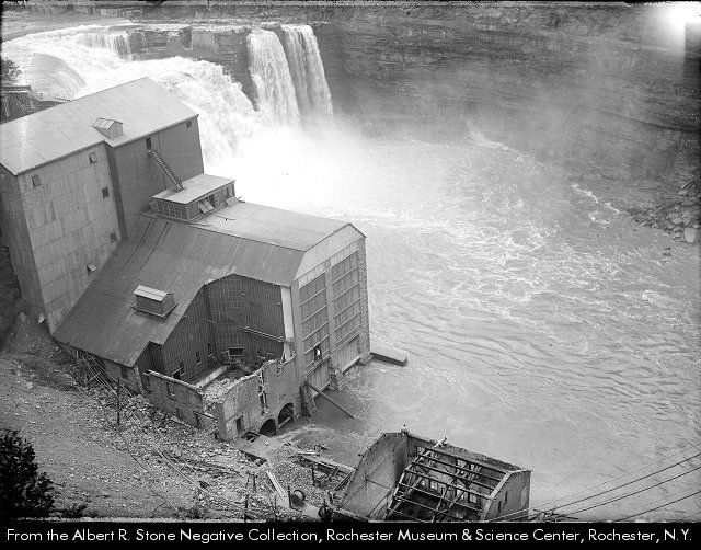 Buildings Of The Rochester Gas Electric Station At The Lower Falls Are 