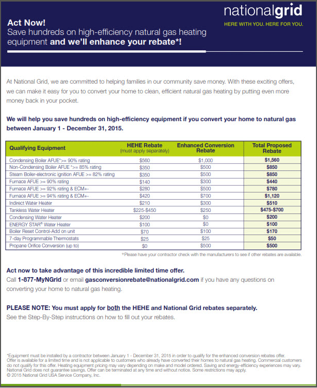 National Grid Air Conditioner Rebate National Grid Offers Ways To 