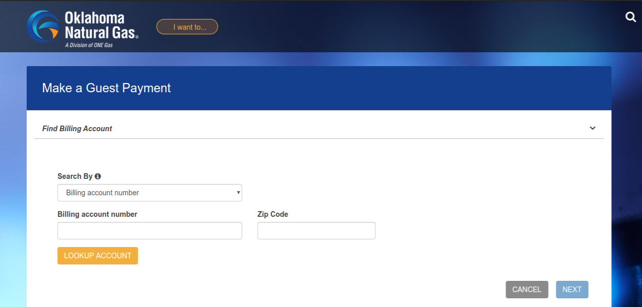 ONG Bill Payment Portal Oklahoma Natural Gas Login Steps To Pay Bill