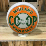 Original Midland Co Op Gas Globe Vintage Gas Pumps Old Gas Pumps