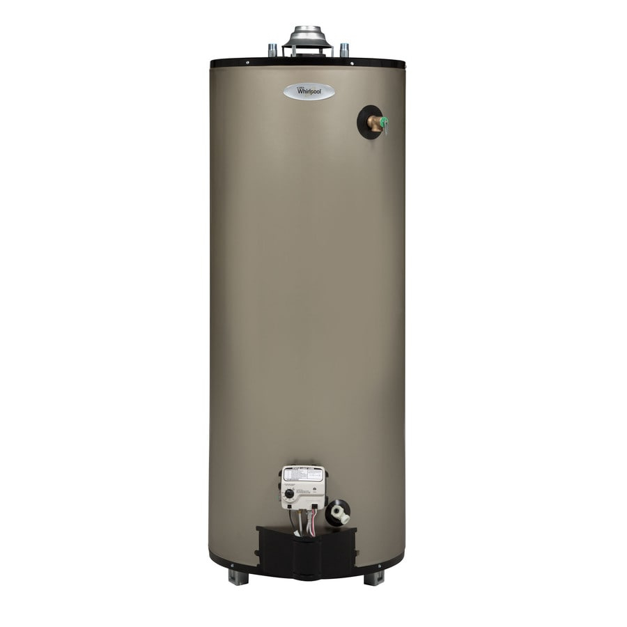 Shop Whirlpool 40 Gallon 12 Year Limited Residential Tall Natural Gas