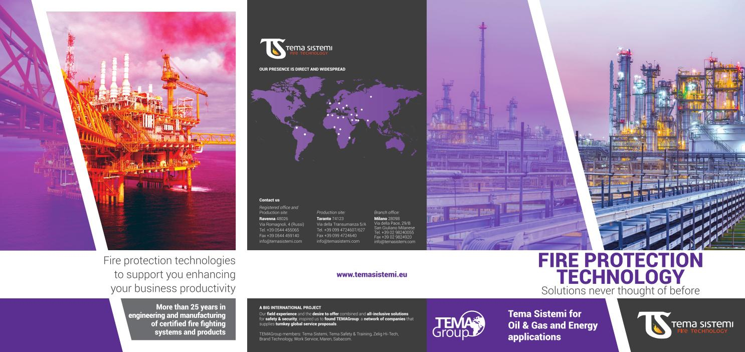 Tema Sistemi For Oil Gas And Enery Applications By TEMAGROUP Issuu