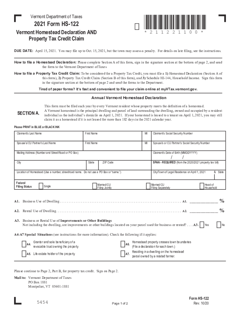 Vermont Hi 144 Fill Out And Sign Printable PDF Template SignNow 