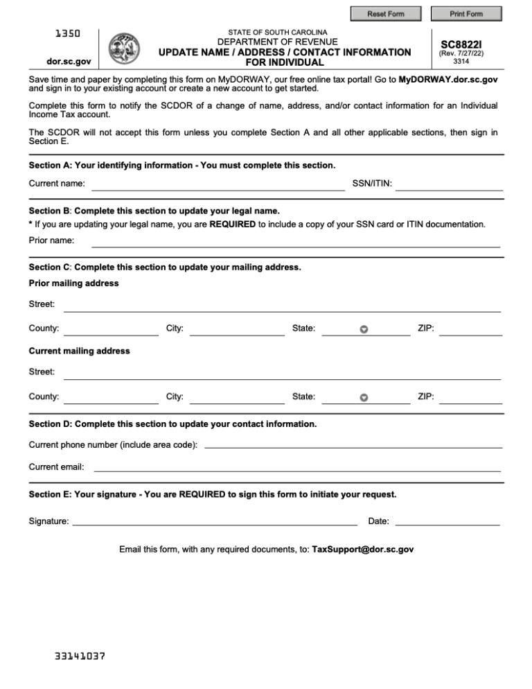 Washington State Tax Rebate Printable Rebate Form