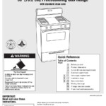 WHIRLPOOL FREESTANDING GAS RANGE INSTALLATION INSTRUCTIONS MANUAL Pdf