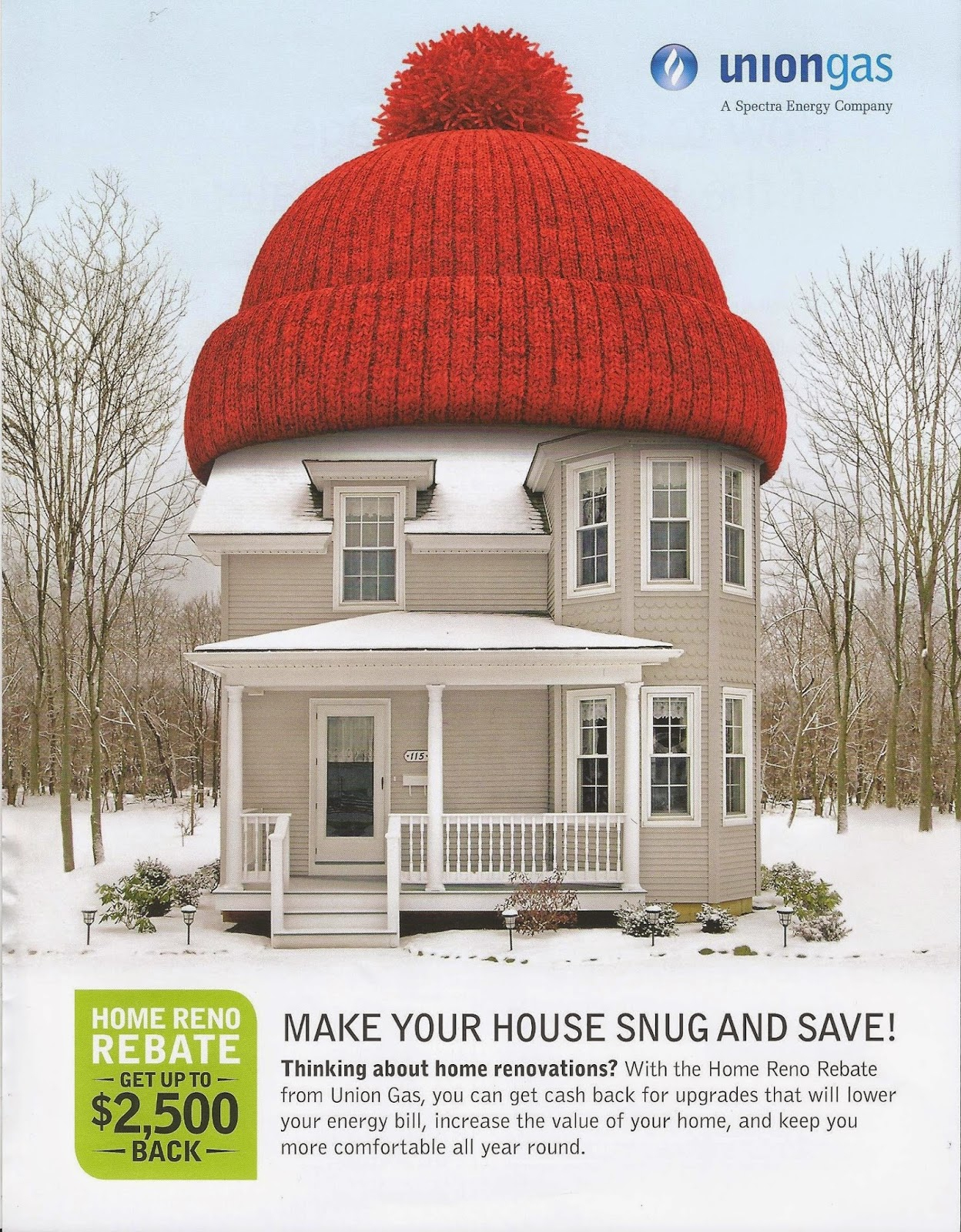 Winter Wonderland Home Renovations Rebate From Union Gas